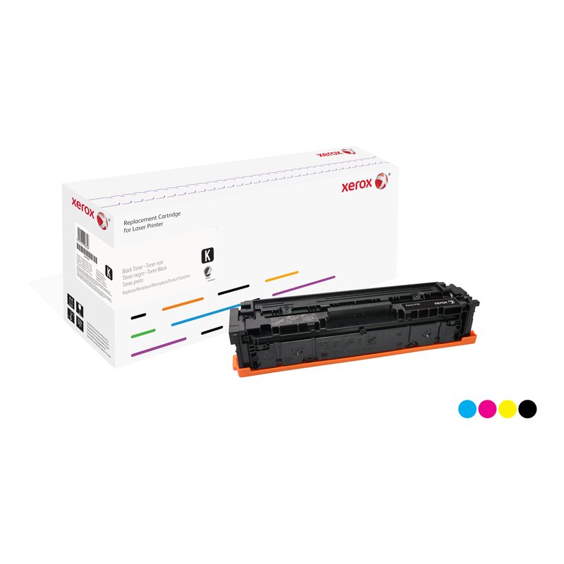 Xerox Cartucho de tóner cian. Equivalente a HP CF541X. Compatible con HP LaserJet Pro M254, LaserJet MFP M280, LaserJet MFP M281