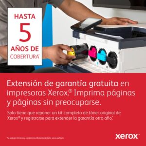 Xerox VersaLink C505 A4 45 ppm A doble cara Copia/Impresión/Escaneado Sin contrato PS3 PCL5e/6 2 bandejas 700 hojas (NO ADMITE ACABADORA) Xerox VersaLink C505 A4 45 ppm A doble cara Copia/Impresión/Escaneado Sin contrato PS3 PCL5e/6 2 bandejas 700 hojas (NO ADMITE ACABADORA)