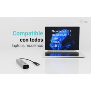i-tec USB-C/USB-A Charging Metal HUB 7 port (3x USB-C, 4x USB-A) i-tec USB-C/USB-A Charging Metal HUB 7 port (3x USB-C, 4x USB-A)