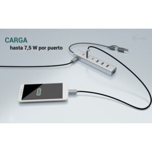 i-tec USB-C/USB-A Charging Metal HUB 7 port (3x USB-C, 4x USB-A) i-tec USB-C/USB-A Charging Metal HUB 7 port (3x USB-C, 4x USB-A)