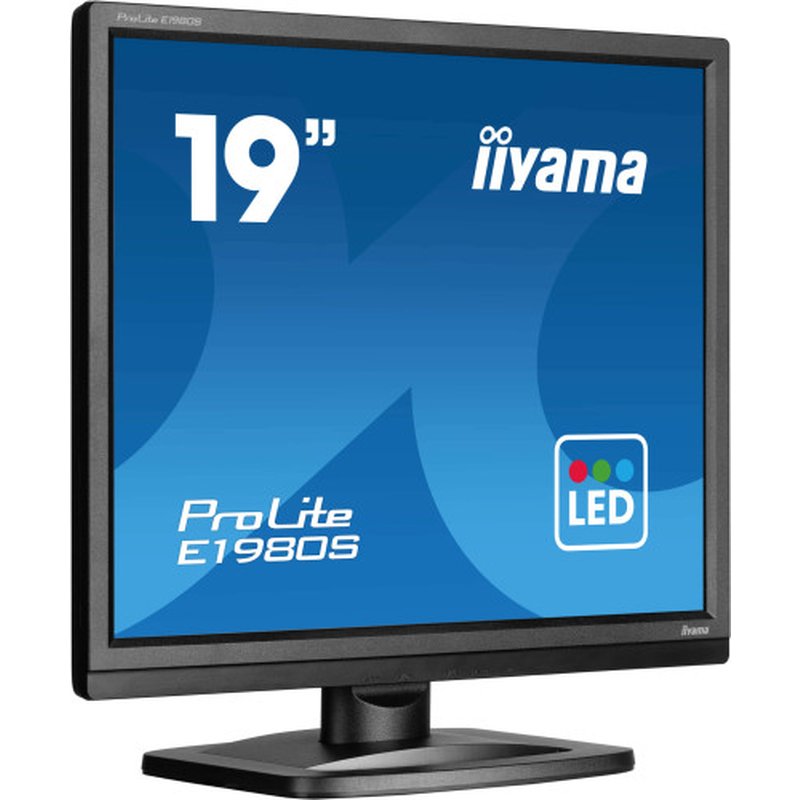 iiyama ProLite E1980S-B1 pantalla para PC 48,3 cm (19") 1280 x 1024 Pixeles VGA LED Negro iiyama ProLite E1980S-B1 pantalla para PC 48,3 cm (19") 1280 x 1024 Pixeles VGA LED Negro - Imagen 2