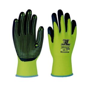 3L Guantes Microcut - Talla 10 - Color verde
