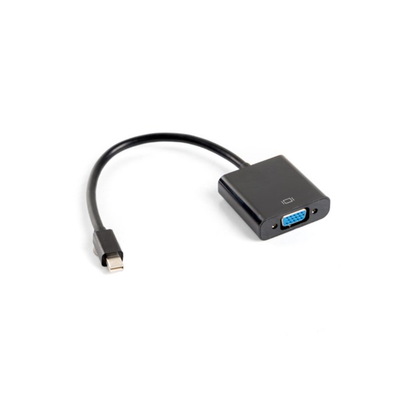 ADAPTADOR LANBERG MINIDISPLAYPORT MACHO/VGA HEMBRA 20CM NEGRO ADAPTADOR LANBERG MINIDISPLAYPORT MACHO/VGA HEMBRA 20CM NEGRO