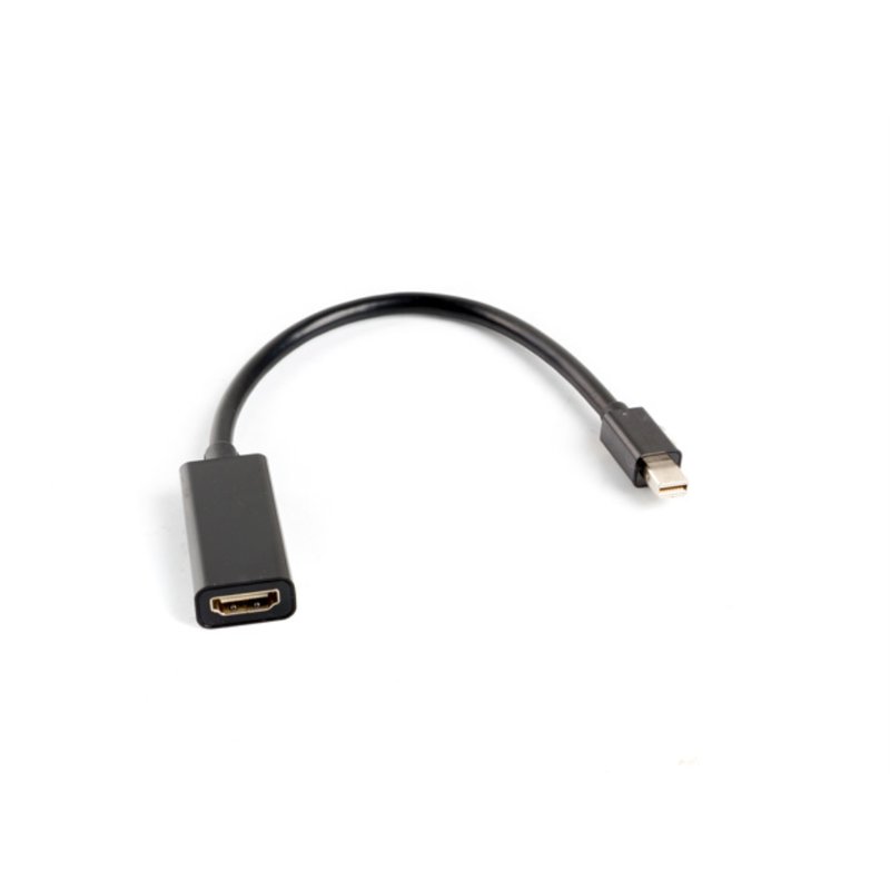 ADATADOR LANBERG MINIDISPLAYPORT MACHO/HDMI HEMBRA 20CM NEGRO ADATADOR LANBERG MINIDISPLAYPORT MACHO/HDMI HEMBRA 20CM NEGRO