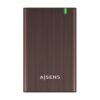 AISENS Caja Externa 2.5" ASE-2525BWN 9.5 mm SATA A USB 3.0/USB 3.1 Gen1, Marron
