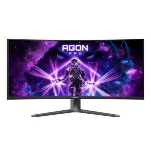 AOC AGON PRO AG346UCD pantalla para PC 86,4 cm (34") 3440 x 1440 Pixeles Wide Quad HD QD-OLED Negro, Gris