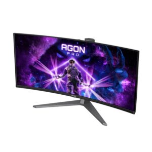 AOC AGON PRO AG346UCD pantalla para PC 86,4 cm (34") 3440 x 1440 Pixeles Wide Quad HD QD-OLED Negro, Gris