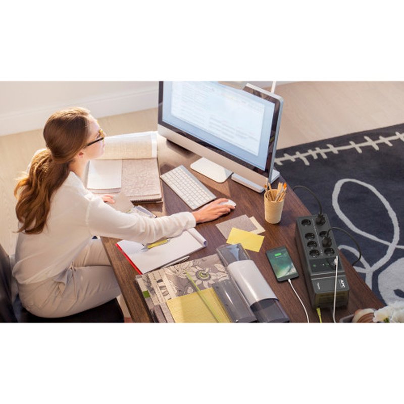 APC BE1050G2-GR sistema de alimentación ininterrumpida (UPS) En espera (Fuera de línea) o Standby (Offline) 1,05 kVA 600 W APC BE1050G2-GR sistema de alimentación ininterrumpida (UPS) En espera (Fuera de línea) o Standby (Offline) 1,05 kVA 600 W - Imagen 13