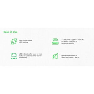 APC BE1050G2-GR sistema de alimentación ininterrumpida (UPS) En espera (Fuera de línea) o Standby (Offline) 1,05 kVA 600 W APC BE1050G2-GR sistema de alimentación ininterrumpida (UPS) En espera (Fuera de línea) o Standby (Offline) 1,05 kVA 600 W