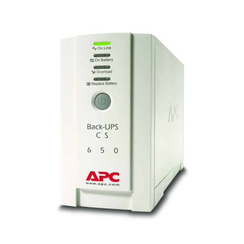 APC Back-UPS En espera (Fuera de línea) o Standby (Offline) 0,65 kVA 400 W 4 salidas AC
