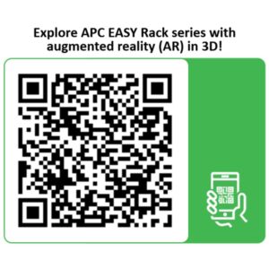 APC Easy Rack 24U Rack o bastidor independiente Negro