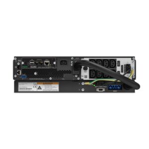 Alternative view of APC SRTL1000RMXLI-NC sistema de alimentación ininterrumpida (UPS) Doble conversión (en línea) 1 kVA 900 W 8 salidas AC