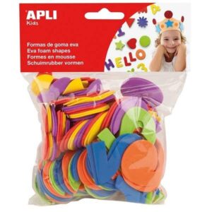 APLI B.104 FORMAS GOMA EVA LETRAS