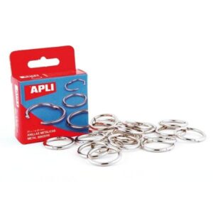APLI C.10 anillas niqueladas articuladas 46mm