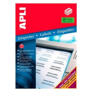 APLI C.250 etiquetas impresora laser A4