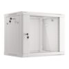 ARMARIO LANBERG MURAL 9U 600X450 RACK 19 FLAT PACK V2 PUERTA CRISTAL GRIS