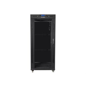 ARMARIO LANBERG RACK 19" 22U 800X800 FLAT PACK NEGRO PUERTA CRISTAL CON LCD