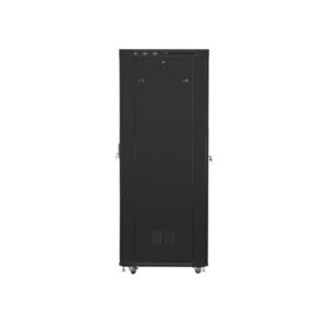 ARMARIO LANBERG RACK 19? 27U 800X1000 FLAT PACK NEGRO PUERTA PERFORADA CON LCD