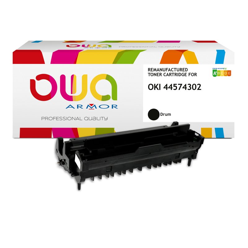 ARMOR Tambor OWA remanufacturado Negro 01283601 OKI B411,B412,B431 25000p ARMOR Tambor OWA remanufacturado Negro 01283601 OKI B411,B412,B431 25000p