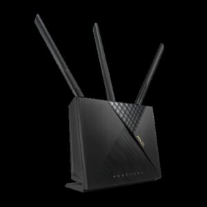 ASUS 4G-AX56 router inalámbrico Gigabit Ethernet Doble banda (2,4 GHz / 5 GHz) Negro