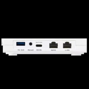 ASUS RT-AX57 Go router inalámbrico Gigabit Ethernet Doble banda (2,4 GHz / 5 GHz) Blanco