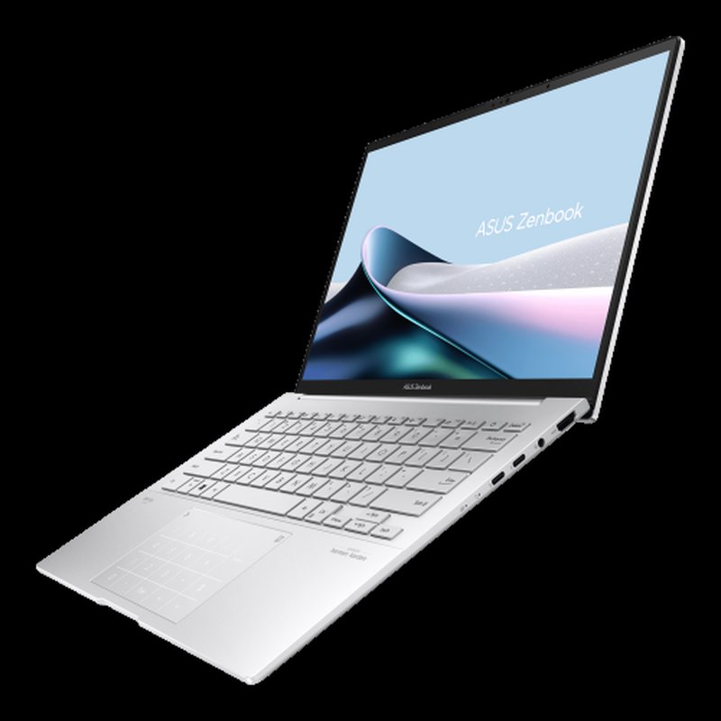 ASUS Zenbook 14 OLED UX3405CA-PZ195W - Ordenador Portátil 14" WQXGA+ 120Hz (Intel Core Ultra 9 285H, 32GB RAM, 1TB SSD, Arc 140T, Windows 11 Home) Niebla Plateada - Teclado QWERTY español - Imagen 4