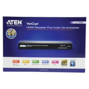 ATEN Repetidor HDMI con desembebedor de audio