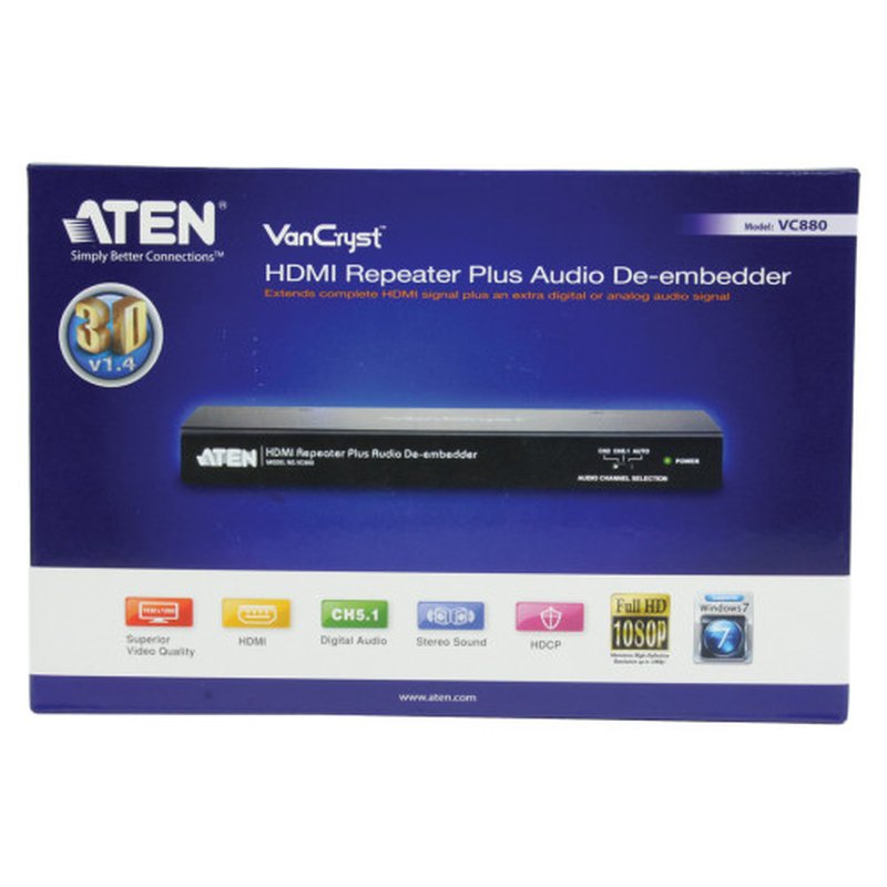 ATEN Repetidor HDMI con desembebedor de audio - Imagen 8
