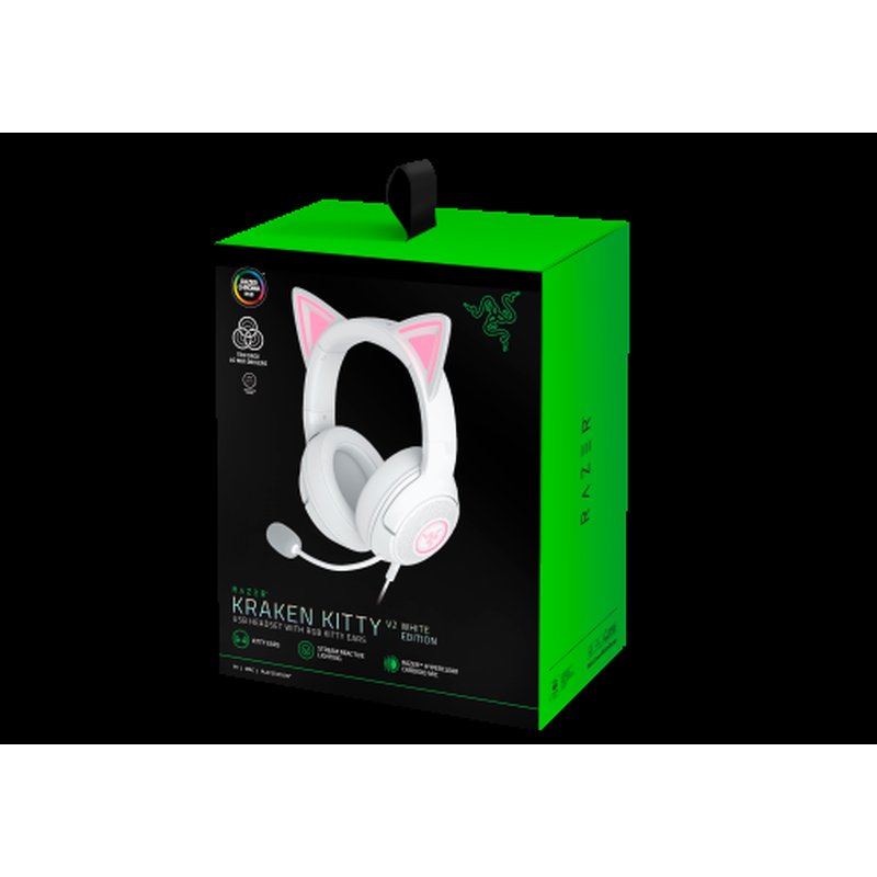 AURICULARES RAZER KRAKEN KITTY V2 BT BLANCO (RZ04-04860600-R3M1) AURICULARES RAZER KRAKEN KITTY V2 BT BLANCO (RZ04-04860600-R3M1)
