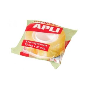 Apli Cinta adhesiva transparente - 12 mm x 33 m