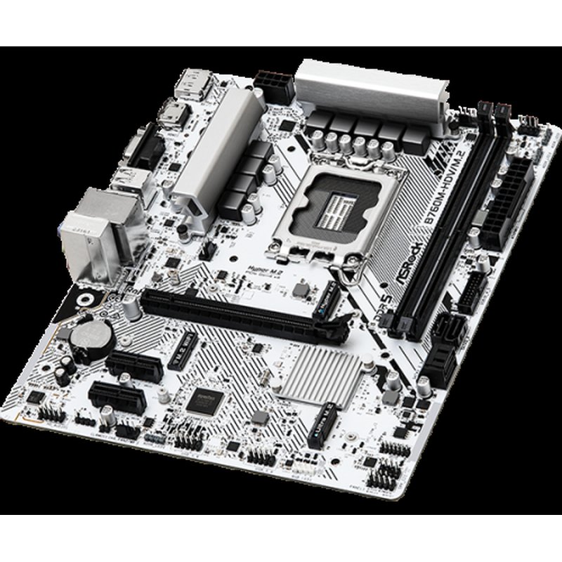 Asrock B760M-HDV/M.2 placa base Intel B760 LGA 1700 micro ATX - Imagen 2