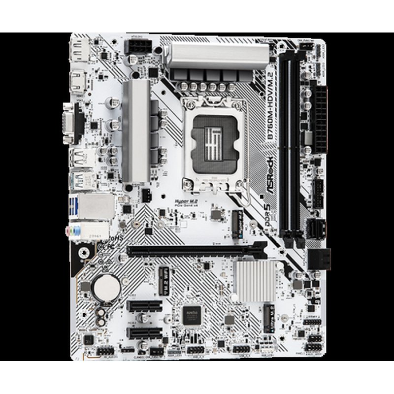 Asrock B760M-HDV/M.2 placa base Intel B760 LGA 1700 micro ATX - Imagen 3