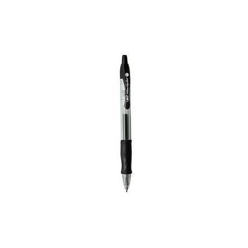 BIC Boligrafo retractil Gel-Ocity punta media negro BIC Boligrafo retractil Gel-Ocity punta media negro