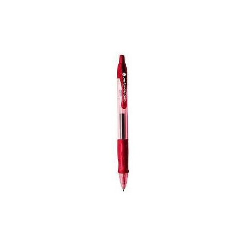 BIC Boligrafo retractil Gel-Ocity punta media rojo BIC Boligrafo retractil Gel-Ocity punta media rojo