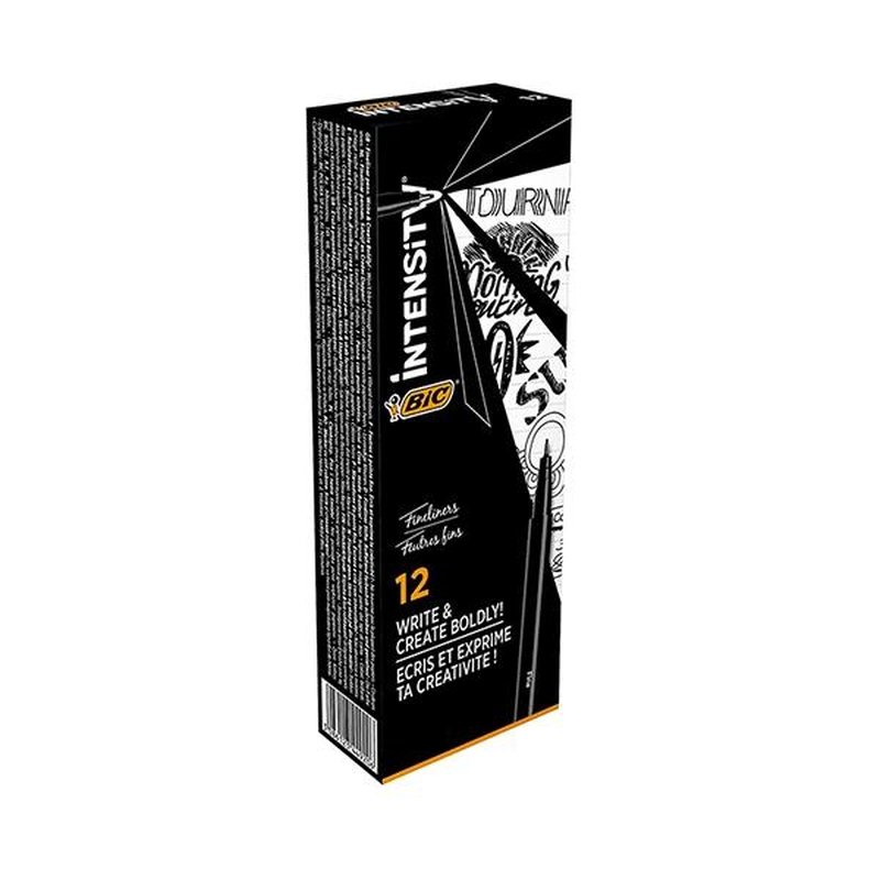 BIC Rotulador Intensity Fine punta fina negro BIC Rotulador Intensity Fine punta fina negro