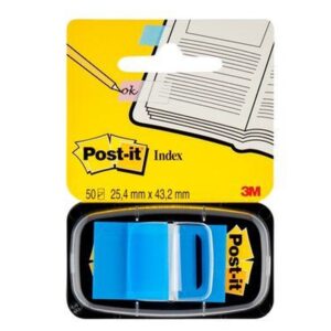 Alternative view of BLISTER DISPENSADOR 50 MARCADORES INDEX AZUL 25,4X43,2MM 680-2 POST-IT 7100089834