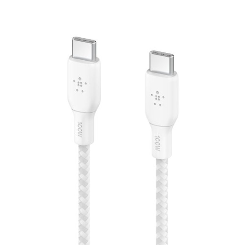 Belkin BOOST CHARGE cable USB 2 m USB 2.0 USB C Blanco Belkin BOOST CHARGE cable USB 2 m USB 2.0 USB C Blanco - Imagen 2