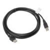 CABLE ALARGADOR LANBERG USB 2.0 MACHO HEMBRA 3M NEGRO