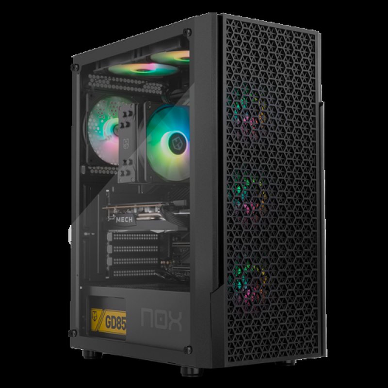 CAJA NOX INFINITY BETA SEMITORRE ATX AIRFLOW ARGB RAINBOW CAJA NOX INFINITY BETA SEMITORRE ATX AIRFLOW ARGB RAINBOW - Imagen 2