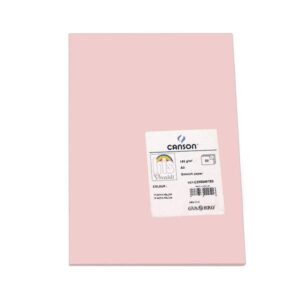 CANSON Pack de 50 Cartulina 185g A3 rosa