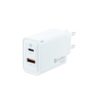 CARGADOR USB-C COOLBOX 45W GAN USB USB-C WHITE