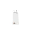 CARGADOR USBC 2XUSB-C LEOTEC 65W GAN WHITE CARGADOR USBC 2XUSB-C LEOTEC 65W GAN WHITE