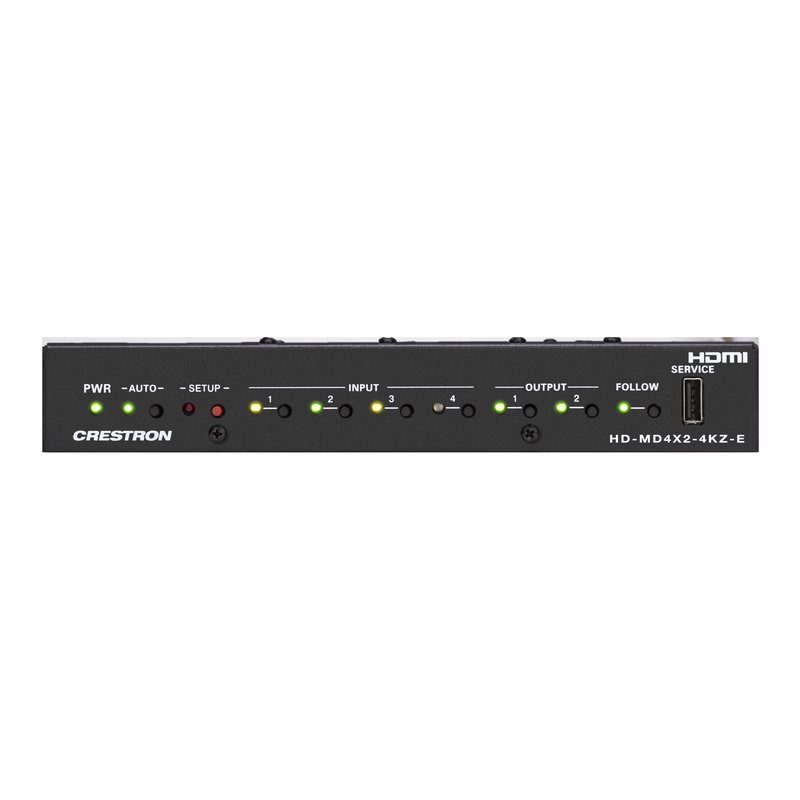 CRESTRON 4X2 4K60 4:4:4 HDR AV SWITCHER (HD-MD4X2-4KZ-E) 6511307 - Imagen 2