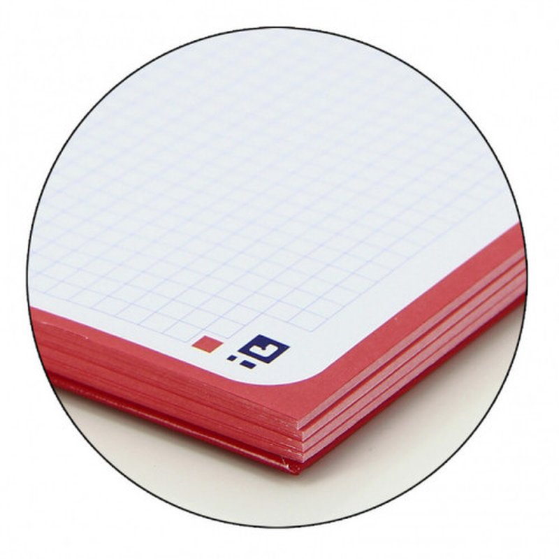 CUADERNO EUROPEANBOOK 1 TAPA EXTRADURA A4+ 80 HOJAS 5X5 COLOR ROJO OXFORD 100430198 - Imagen 2