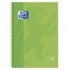 CUADERNO EUROPEANBOOK 1 TAPA EXTRADURA A4+ 80 HOJAS 5X5 COLOR VERDE MANZANA OXFORD 100430199