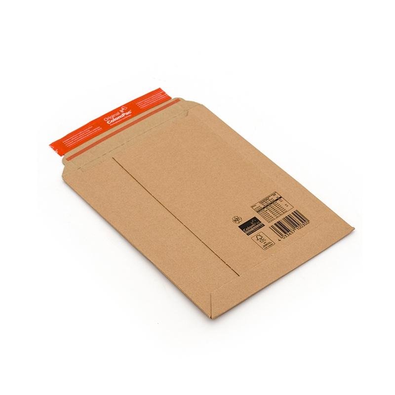 ColomPac Bolsas Original - Carton corrugado extrafuerte - 229 x 310 x 50 mm - Tira de silicona - Caja 100 bolsas