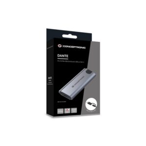 Conceptronic DANTE05G caja para disco duro externo Caja externa para unidad de estado sólido (SSD) Gris M.2
