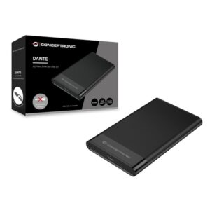 Conceptronic DANTE06B caja para disco duro externo Carcasa de disco duro/SSD Negro 2.5" Conceptronic DANTE06B caja para disco duro externo Carcasa de disco duro/SSD Negro 2.5"