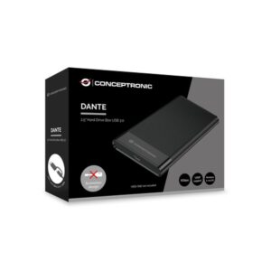 Conceptronic DANTE06B caja para disco duro externo Carcasa de disco duro/SSD Negro 2.5" Conceptronic DANTE06B caja para disco duro externo Carcasa de disco duro/SSD Negro 2.5"