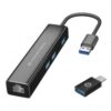 Conceptronic DONN07BA base para portátil y replicador de puertos USB 3.2 Gen 1 (3.1 Gen 1) Type-A Negro